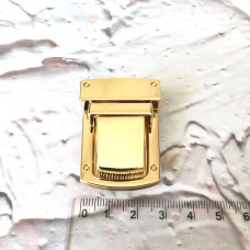 Z0032 Замок портфельний, в кольорі золото, 40х30 мм